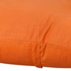 Thmyo 4-Pack 100% Cotton Comfortable Solid Decorative Throw Pillow Cases Square Cushion Cover Pillowcases Sublimation Blank Pillow Cover Halloween Fall Orange DIY Throw Pillowcase(18x18inch/45x45cm)