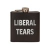 Rogue River Tactical Funny Liberal Tears Stainless Steel Hip Flask Premium Matte Black Makes a Great Gift For Him Dad Father Conservative or Republican