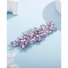 Rumtock Boho Violet Crystal Hair Comb for Women Girls Wedding Bridal Hair Piece Handmade Jewelry Banquet Prom (Violet)