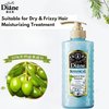 Moist Diane Natural Hair Treatment with Pump for Men & Women, Moisturizing Organic Japanese Hair Conditioner for Dry & Damaged Hair, Sulfate& Silicon Free, Botanical Refresh & Moist, 16.9 Fl Oz/500mL