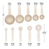 Beille Cream Wheat Straw Measuring Cups Spoons Set Cooking Baking Tools 10pc