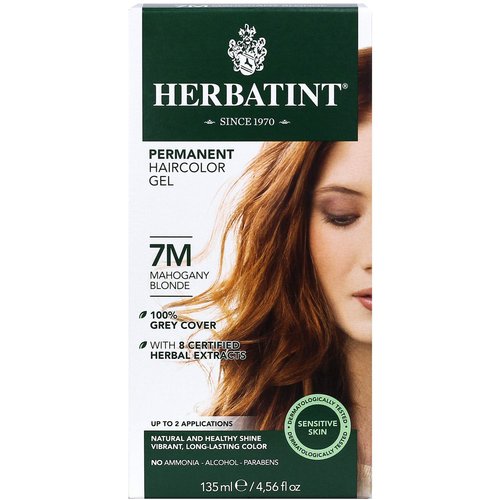 Herbatint Permanent Herbal Haircolour Gel 7M Mahogany Blonde - 135 mL