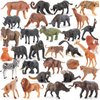 GAICOM Ancient Wildlife Animal Model Figures Playset 31 PCS Animal Figure Toys Deinotherium Saber-Toothed Tiger Mammoths Desktop Decoration Collection Party Favors Toys for Kids