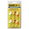 Panther Martin Hammered Spinner Fishing Lure Kit (6-Pack),Gold/Silver