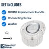 Aftermarket Compatible Moen Shower Handle Replacement (100710) Tub & Shower Knob - Compatible Moen Posi Temp Handle Kit