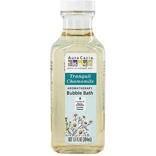 Aura Cacia Aromatherapy Bubble Bath, Tranquil Chamomile 13 oz (Pack of 6)