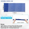 2 Piece African Exfoliating Net for Body, African Net Sponge, African Wash Net, African Shower Net, African Bath Sponge Scrubbing Rag Net Exfoliation, African Body Scrubber (Blue)
