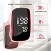 Pulse Oximeter Fingertip, Pulse Oximeter Rechargeable, Pulse Oximeter with Rechargeable, Fingertip Blood Oxygen Saturation Monitor Rechargeable, Accurate Fast SpO2 Reading (Pink)