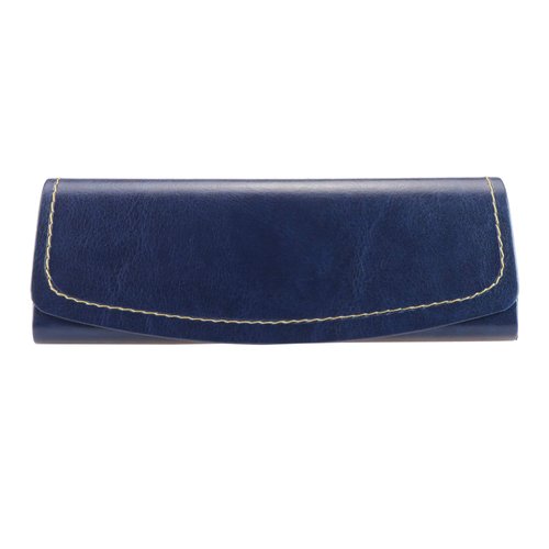 WANXIN Portable Eyeglass Case Eyeglasses Bag for Reading Glasses Spectacles and Small Sunglasses, Sturdy Pocket Size Cases (blue)