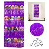 Hanging Over Door Toy Storage Organizer (24 Pockets), Compatible with LOL OMG Dolls Surprise Doll (Toys Not Included), Purple(57.5''x22'') (Purple)