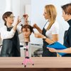 AliLeader 25 Inch Mannequin Head Stand Tripod for Mannequin Head Wig Stand Tripod Wig Head Stand for Training Heads and Canvas Block Head (Mannequin Head Not Included,Pink)