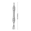 BEZOX Cuticle Pusher with Cuticle Fork - 2 in 1 Cuticle Trimmer, Anti-slip Nail Pusher and Cuticle Cutter - Premium Stainless Steel Cuticle Remover Tool