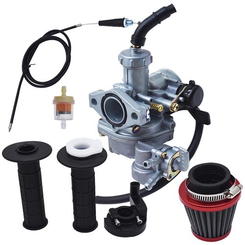 labwork Carburetor and Throttle Cable and Handle Bar and Air Filter Replacement for Honda CT90 Trail 1966-1979 CT110 Trail 1980-1986 Carb