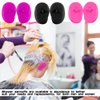 FERCAISH 6 Pcs Silicone Hair Dye Ear Covers, Waterproof Ear Protector Caps - Durable, Reusable and Ideal for Hairdressing Salon, Spa, Bathing and Showers