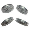 Garage Door 3" Sheave Pulleys (4 pack) - Extension Spring Pulley Wheel