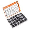 HELIFOUNER 1280 Pieces Button Head Socket Cap Screw Bolts, Flat Washers and Nuts Assortment Kit, 10.9 Grade Alloy Steel, Full Thread (M2 M3 M4 M5)