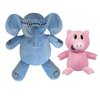 Generic 2024 New Blue Elephant and Pink Pig Plush Toys,for Boys and Girls Animal Toys,Christmas Valentine's Day Room decoration Party Gifts (2PC)