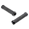 FIFTY-FIFTY Double Lock-On Mountain Bike Grips, Bicycle Handlebar Locking Grips, Non-Slip MTB Handle Grips (Grey)