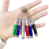 WNZQK 6 PCS Cat Toys Laser Pointer Mini Keychain Laser Pointer LED Flashlight Dog Laser Toy Pet Remote Control Laser (6 Pcs Pack A)
