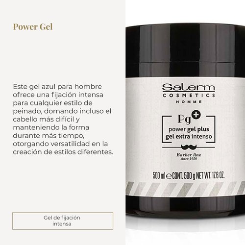 Salerm COSMETICS HOMME POWER GEL 17.6 OZ