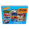 Hot Wheels Toy Cars & Trucks 10-Pack, Set of 10 1:64 Scale Vehicles, Includes Race Cars, Semi, Rescue or Construction Trucks (Styles May Vary)