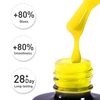 beautilux Yellow Gel Nail Polish, 1Pcs Yellow Color Gel Polish High Gloss Soak Off UV Nail Art Gel Manicure Salon at Home for Women (10ML)