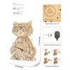 3D Puzzles for Adults Model kit Cat Clock Kids Wooden Desk Clock Decor for Birthday Gift/Christmas Day