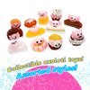 JA-RU Sweet Axolotl Toys. Ugly Cute Sqweez & Stretch Squishy Animal Foodie Sweets (6 Pack / 12 Units Assorted) Kids Party Favors. Squish Fidget Silly Stress Relief Axolotls Sensory Figures. 4741-6s