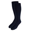 Truform Compression Socks, 15-20 mmHg Men's Cushion Foot, Knee High Over Calf Length, Navy, Medium