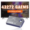 Retro Game Console 128G USB Drive with Batocera Game System, 43254 Retro Games Emulator Game Console Stick, Wireless Retro Game Console with 74 Emulators, Plug and Play Retro Drive for PC/Handheld