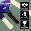 Pickle Grips Pickleball Paddle Grip Tape - Black Overgrip Grip Wrap for Pickleball Racquet- Moisture Wicking Paddle Grip Wrap (2 Pack)