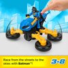 Fisher-Price Imaginext DC Super Friends Batman Toy Figure and Transforming Batcycle for Pretend Play Kids Ages 3+ Years