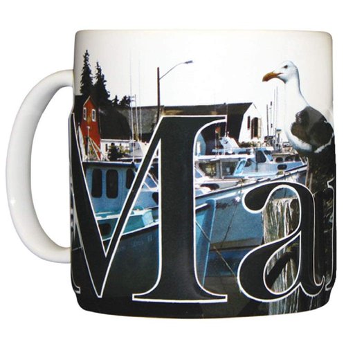 Americaware - State of Maine Souvenir Gift Ceramic Coffee Mug / Cup - 18oz