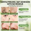 LANBENA 2 PCS Pore Strips, 2% BHA(Salicylic Acid) Nose Pore Strips 2.0 + Bamboo Charcoal Blackheads Remover Peel off Mask 3.0, Plants Pore Cleanser Purifying, added Amazonian White Clay, Oil Control