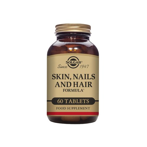 Solgar Skin, Nails & Hair - 60 Tablets - Advanced MSM Formula - Non GMO, Vegan, Gluten & Dairy Free - 30 Servings