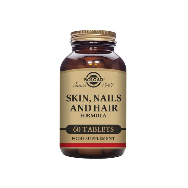 Solgar Skin, Nails & Hair - 60 Tablets - Advanced MSM Formula - Non GMO, Vegan, Gluten & Dairy Free - 30 Servings