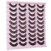 Eyelashes 20 Pairs Russian Strip Lashes 5 Styles Fluffy Wispy False Eyelashes Look like Extensions by Yawamica