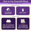 ORGANIC INDIA Peaceful Sleep Herbal Supplement - Deep Sleep Aid, Herbal Sleep Aid for Adults, Natural Sleep Aid Without Melatonin, Supports Sleep Cycles, USDA Certified Organic, Non-GMO - 90 Capsules