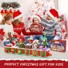 Christmas Building Blocks Sets Rotating Christmas Santa Building Sets for Kids 2024 Christmas Kits Small Xmas Building Brick Toys Gifts for Adults Teens Kids Girls Boys Ages 6+(139PCS Small Size)
