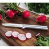 RADA Cutlery Everyday Paring Knife Stainless Steel Blade with Aluminum Made in USA, 6-3/4 Inches, Silver Handle, 2 Pack