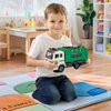 choopheme Garbage Truck Toys with Music 4D Led Light Automatic Bump Light up Toys Garbage Truck Engine Push Car Toy Vehicle Trash Truck for Toddler Kids Toy 3 4 5 Year Old Up Boy Girl Birthday Gift