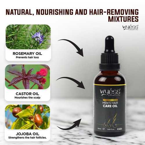 WYESS Hair Oil, Natural Hair Growth Oil, Argan Oil for Hair Growth, Stimulating Hair Oils for Hair Growth For Men, Easy to Use Hair Serum (Hair Oil)