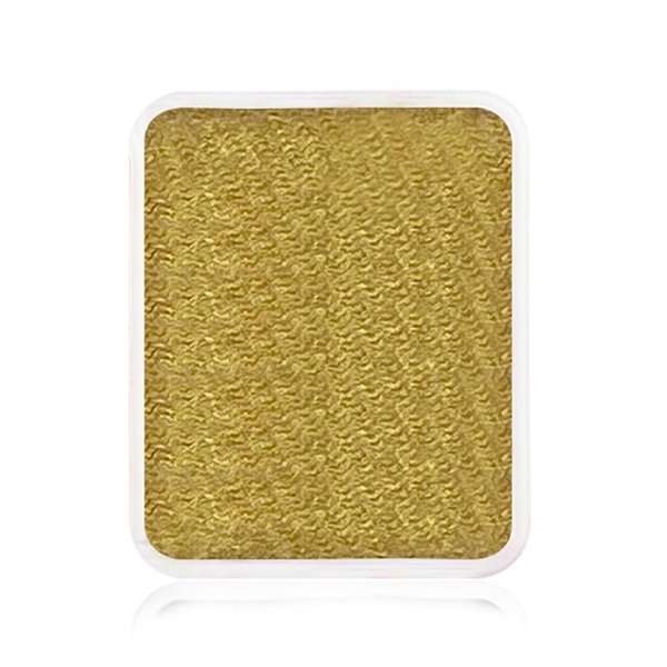 Kraze FX Face Paint Palette Refill - Gold Face Paint (6 gm) - Hypoallergenic, Non-Toxic, Water Activated Professional Face & Body Painting Makeup Supplies for Sensitive Skin, Kid Safe, Adults