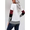 NEYOUQE Female Pullover Solid Color Plain Comfy Soft Sweatshirt Long Sleeve Shirt Thermal Undershirts for Women Short Junior Cute Shirts Crew Neck Sweater Small Light Weight tees Wine Red S