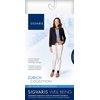 SIGVARIS Women’s SEA Island Cotton 151 Knee-High Compression Socks 15-20mmHg - Black - A (Small)