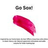 Boston Mints Go Sox! Lip Gloss (.25oz) -Vegan, gluten-free, cruelty-free formula with Aloe, Vitamins C & E, and a refreshing hint of spearmint extract for soft and hydrated lips.