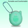 JCHPINE Silicone Cover Case for Tamagotchi Connection Virtual Reality Pet, Screen Protector for Tamagotchi Connection Electronic Pet Accessories (Silicone Case and Screen Film) (Teal)