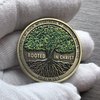 LZWIN Rooted in Christ Solid Christian Challenge Coin A Symbol of Faith and Strength in Lord Coin Collection
