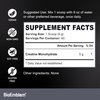 BioEmblem Creatine Monohydrate Powder - Unflavored Micronized Creatine Easily Mixes - Muscle Strength, Workout Recovery, Exercise Performance - 300g Creatine Supplement - Non-GMO, Vegan- 60 Servings
