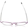 Foster Grant Women's Gideon Rectangular Reading Glasses, Magenta/Transparent, 64 mm, +2.50